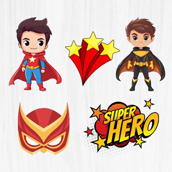 Super-hero-Cutouts