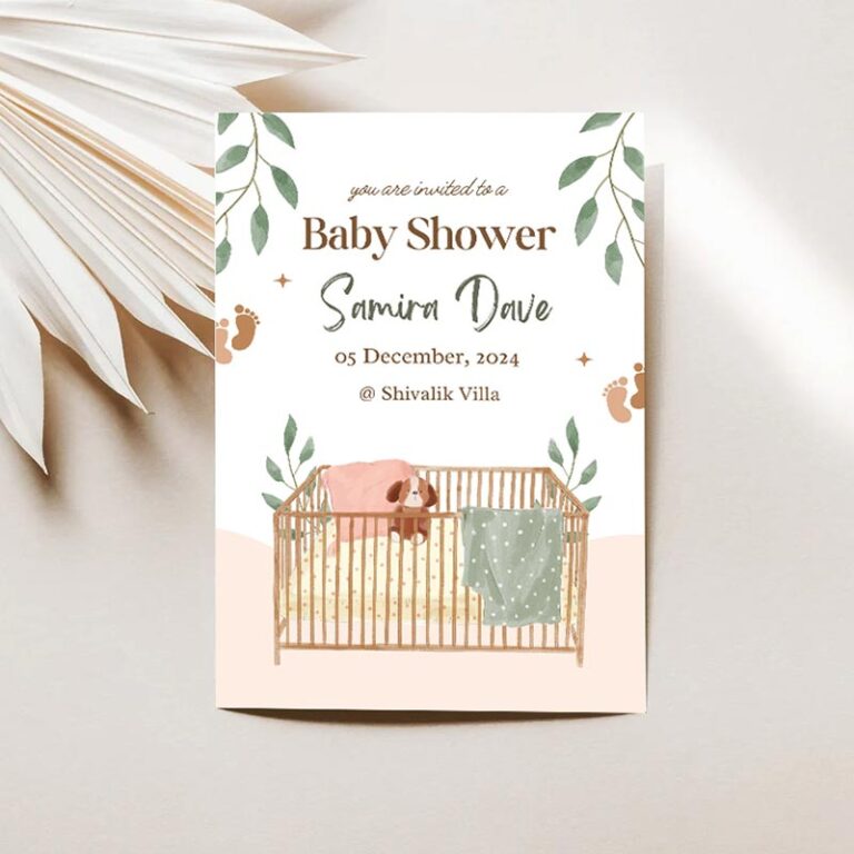 Cradle-theme-baby-shower-Invitation