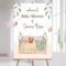 Cradle-theme-baby-shower-Welcome-board