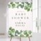 Green-Baby-shower-Welcome-board