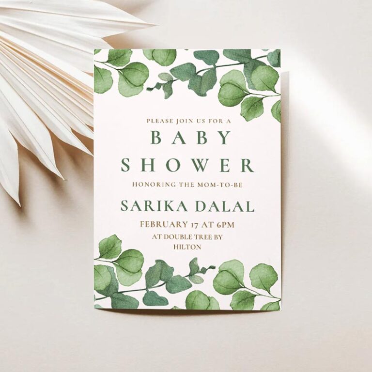 Green-Babyshower-Invitation