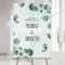 Green-White-Floral-Engagement-Party-Welcome-Board